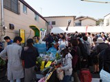 大人気！産直野菜販売会場